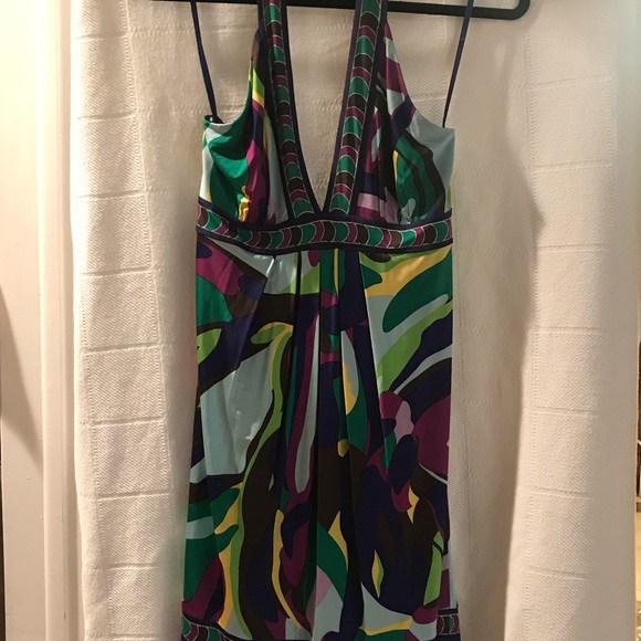 BCBG MAXAZRIA Halter Dress ZFU6E080. Size M. - Picture 1 of 8